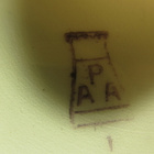 Arabia LAUTASET APA/AAA LEIMOIN, HIENOT 8 kpl, kultareunoin - pikkukuva 3