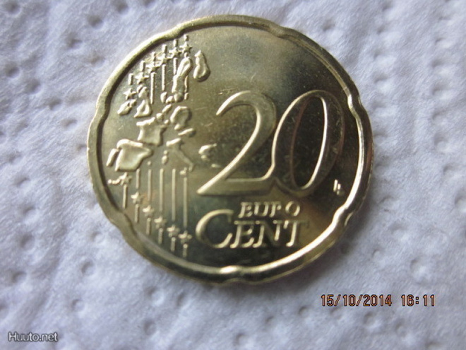 Suomi 20 cent, unc, v. 2001