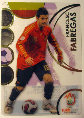 Francesc Fabregas 2008 Euro Austria-Switzerland Panini