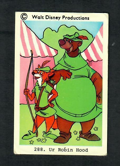 Keräilykuva - Disney - Robin Hood 288