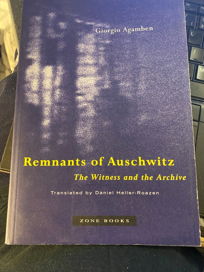 Giorgio Agamben: Remnants of Auschwitz