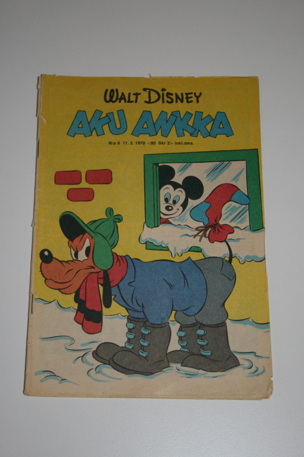 Aku Ankka no 6,9,12,29/1970 , no 46/1972