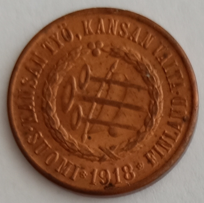 Suomi:  5 p, v. 1918. kl. 8