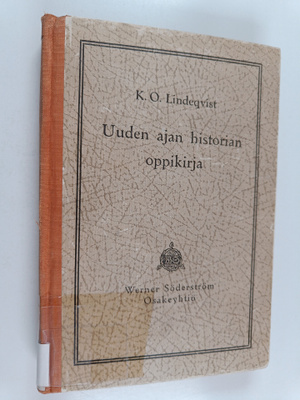 K. O. Lindeqvist : Uuden ajan historian oppikirja