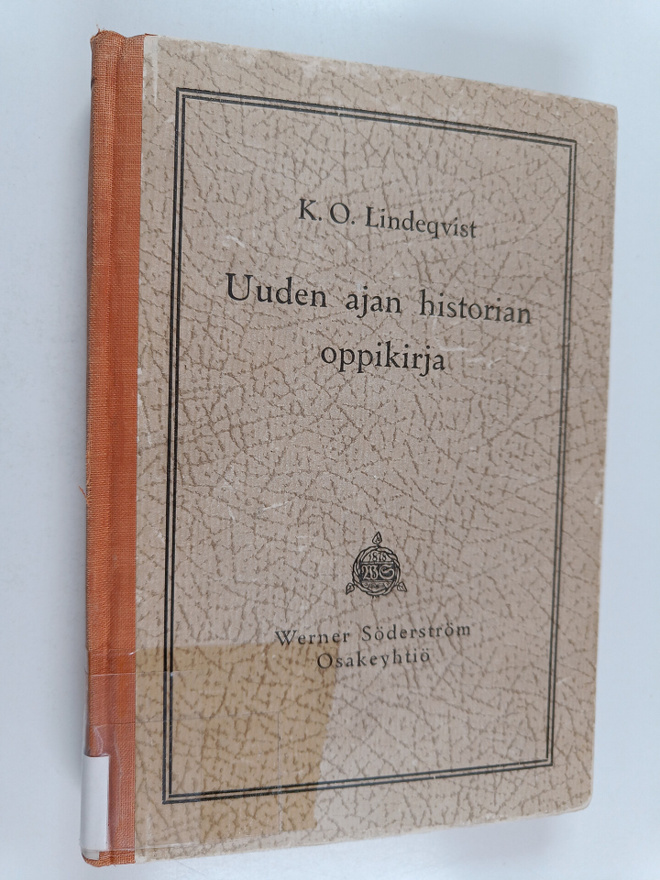K. O. Lindeqvist : Uuden ajan historian oppikirja
