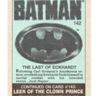 Purkkakuva BATMAN n:o 142 THE LAST OF ECKHARDT - pikkukuva 2