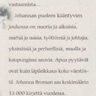 Johanna Broman: Selvänäkijän maailmat - pikkukuva 3