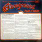 STONEGROUND  ::  PLAY IT LOUD :: VINYYLI  LP  1979 - pikkukuva 2