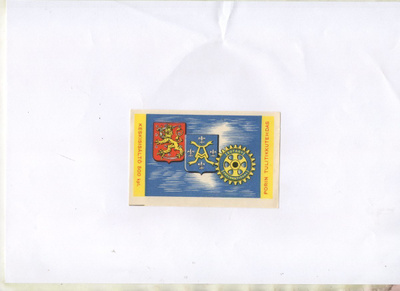 Porin Tulitikkutehdas  VAAKUNAT. Isompi koko11 cm x 7 cm