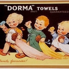 "DORMA" towels-Family favourites!-KULKEMATON  POSTIKORTTI - pikkukuva 1