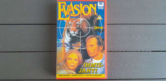 VHS: Ihmisjahti / Maneater (Evasion) (Ben Gazzara FIx 1973)