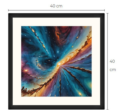 Uusi galaxi Sci-Fi Science Fiction art print taulu