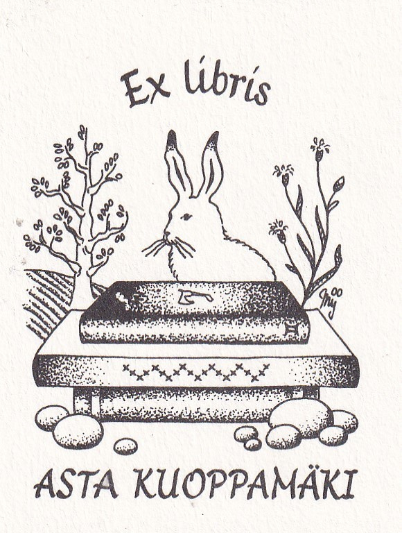 Ex Libris,  Asta Kuoppamäki  b565