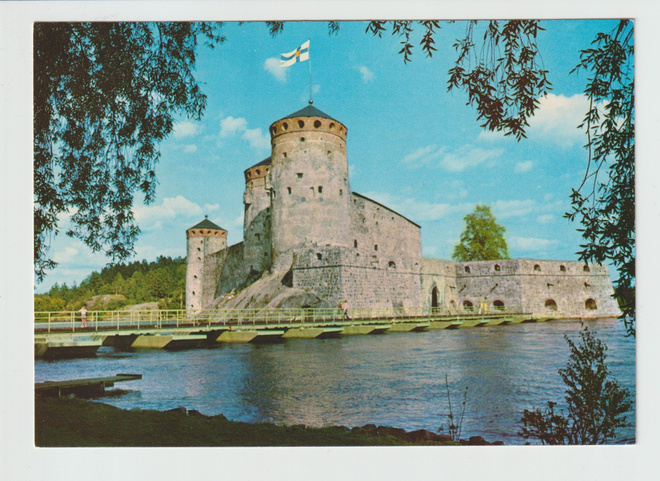 Postikortti, SAVONLINNA, OLAVINLINNA, Erikoisleima