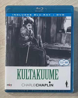 Chaplin: KULTAKUUME (1925) Blu-ray + DVD (UUSI)