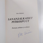 Otto Räsänen : Sananjalkaiset pitkospuut : runoja juhlaan... - pikkukuva 3