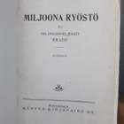 Miljoona ryöstö, Mäntän kirjapaino 1928. 136 s. - pikkukuva 4