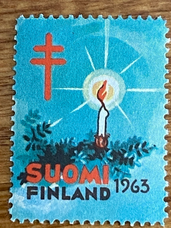 JOULUMERKKI KUUSENKYNTTILÄ 1963**