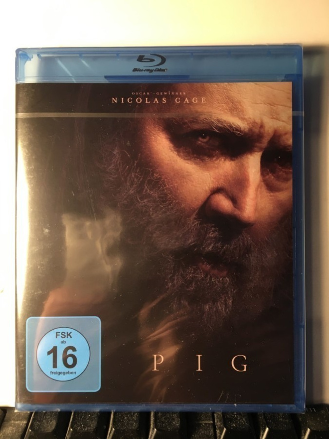 PIG, BluRay, Sarnoski, Cage, muoveissa
