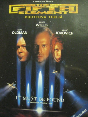 THE FIFTH ELEMENT / PUUTTUVA TEKIJÄ DVD