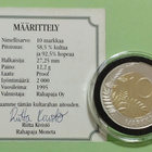 Suomi 10 mk 1995 kulta/hopea raha - pikkukuva 2