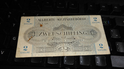 Austria Itävalta 2 Schilling 1944 F+