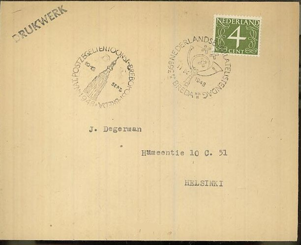 Hollanti 1948 erikoisleimakuori