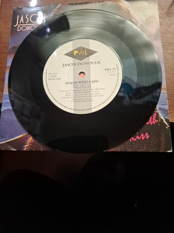 7`Jason Donovan - Sealed With A Kiss / Just Call Me Up