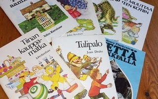 Onnimannin oppileikit -sarjan kirjoja