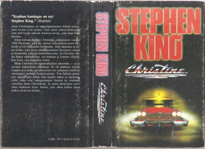 King, Stephen:  Christine, SSK 1984 , skp., K3