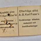 Suklaakortti tms Fazer Paratiisilintu 3D Moniosainen 1920-l - pikkukuva 2