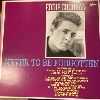Eddie Cochran - Never To Be Forgotten (EU/2017) LP