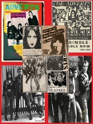THE ADVERTS juliste setti 5kpl 21cm x 30cm #1