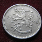 1 markka 1940 CuNi - pikkukuva 2