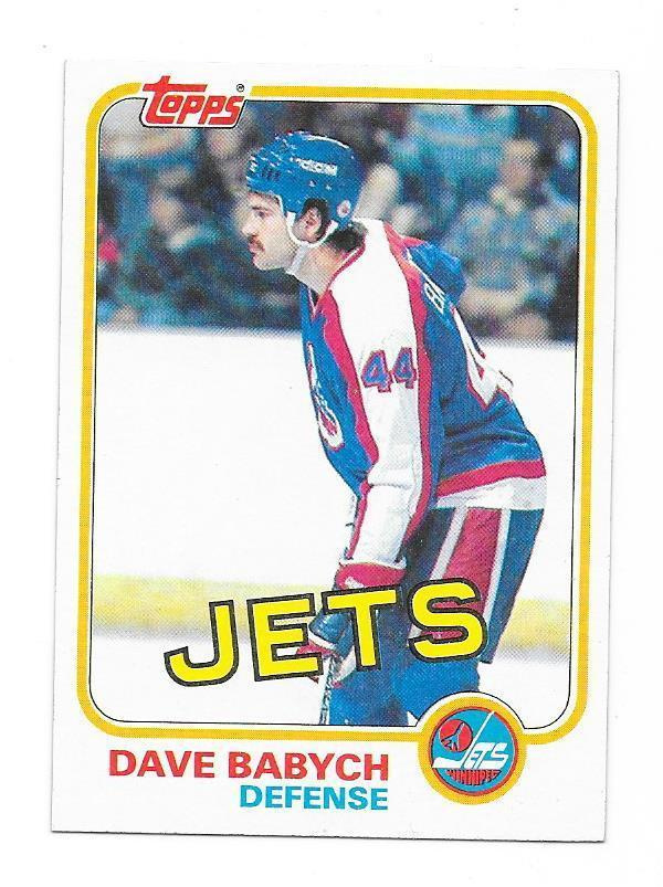 1981-82 Topps #1 Dave Babych Winnipeg Jets RC