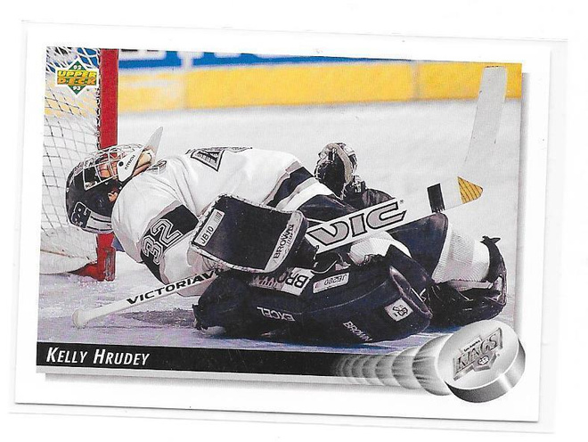 1992-93 Upper Deck #270 Kelly Hrudey Los Angeles Kings MV