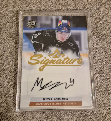 2025 2026 Blueline Gold Signature Mitja Jokinen 31/40