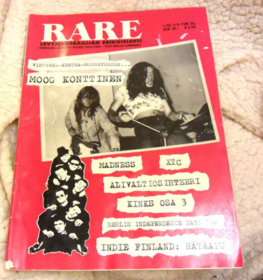 Rare lehti 1/93 musiikkilehti