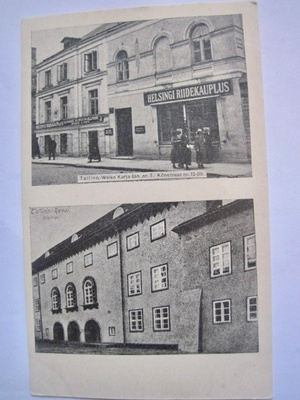 VANHA Postikortti Viro Eesti Estonia Tallinna Tallinn 1920-l