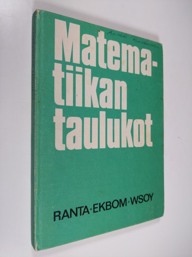 Esko Ranta : Matematiikan taulukot