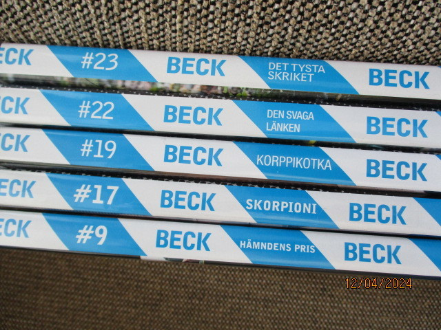 BECK (JAKSOT 9, 17, 19, 22, 23) (5 x DVD)
