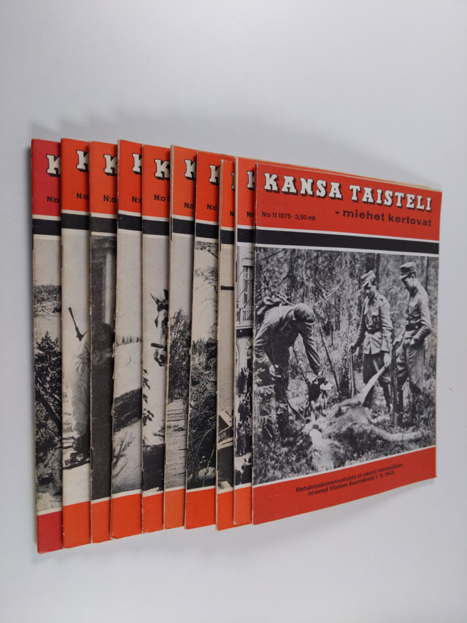 Kansa taisteli - miehet kertovat 1975 n:o 1-11 (puuttuu n...