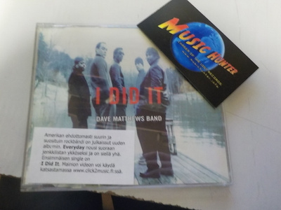 DAVE MATTHEWS BAND - I DID IT CDS +VIDEO