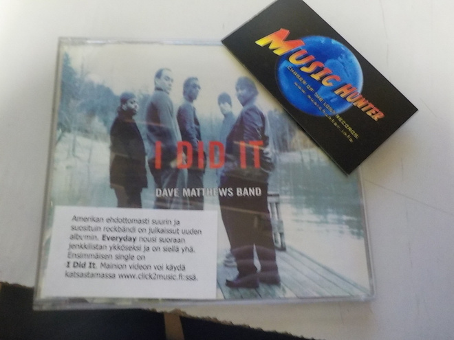 DAVE MATTHEWS BAND - I DID IT CDS +VIDEO