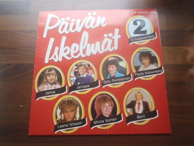 PÄIVÄN ISKELMÄT 2 Paula, Jamppa Tuominen, Berit ym.  . LP