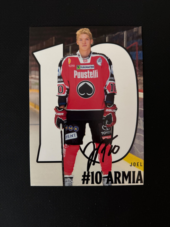Joel Armia Porin Ässät postikortti