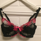 Gossard mustat / pinkit rintaliivit 75D - pikkukuva 1