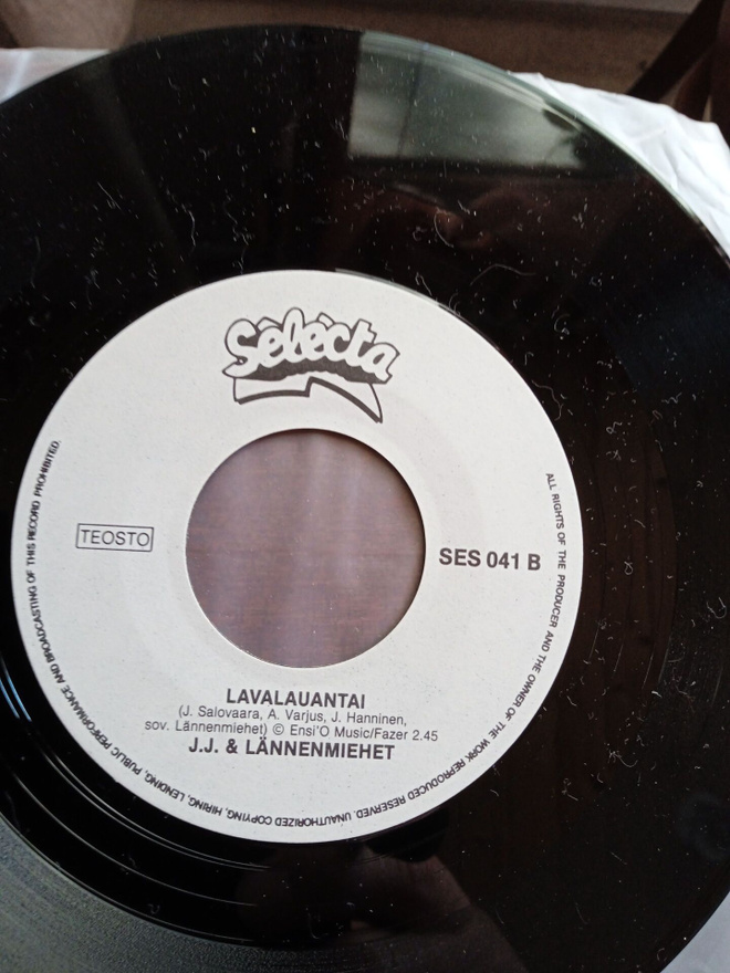 SINGLE- LEVY:  J.J. & LÄNNENMIEHET