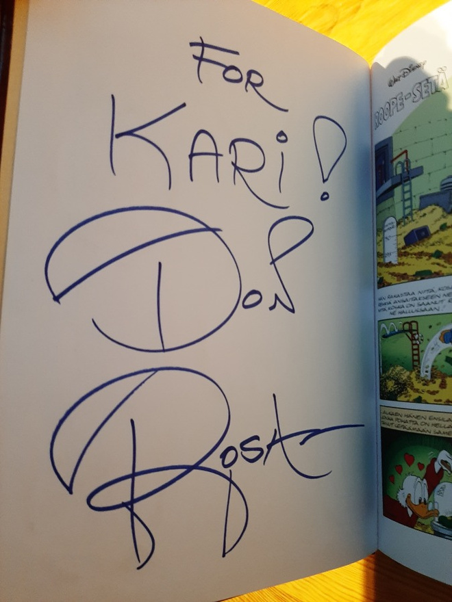 Don Rosa - Roope Ankan elämä ja teot, nimikirjoituksella!