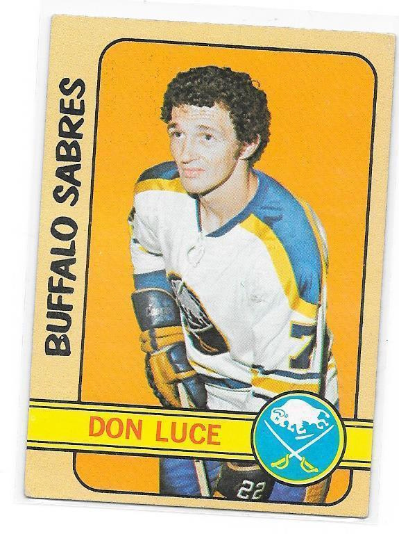 1972-73 Topps #106 Don Luce Buffalo Sabres